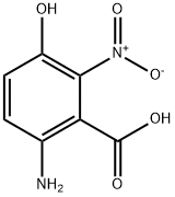 Benzoic acid, 6-amino-3-hydroxy-2-nitro- (9CI) Struktur