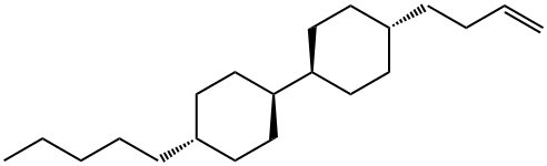 TRANS,TRANS-4-BUT-3-ENYL-4''-PENTYL-BICYCLOHEXYL Struktur