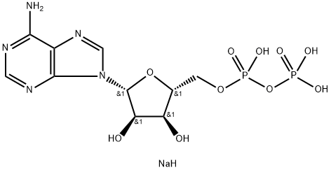 ADENOSINE 5'-DIPHOSPHATE SODIUM SALT Structure