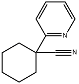 1-(Pyridin-2-yl)cyclohexanecarbonitrile Struktur