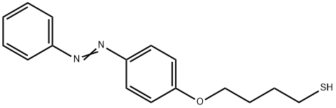 1-Butanethiol, 4-[4-(2-phenyldiazenyl)phenoxy]- Struktur