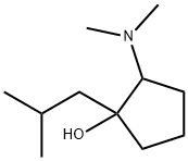 Cyclopentanol, 2-(dimethylamino)-1-isobutyl- (8CI) Struktur