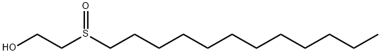 2-(dodecylsulphinyl)ethanol Struktur