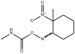 2-Methyl-2-nitrocyclohexanone O-(methylcarbamoyl)oxime Struktur