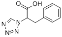 3-PHENYL-2-(1H-TETRAZOL-1-YL)PROPANOIC ACID Struktur