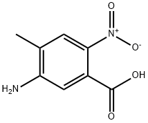 2-NITRO-5-AMINO-4-METHYLBENZOIC ACID Struktur