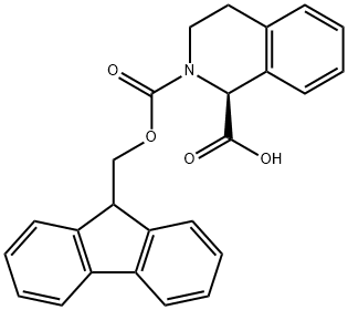 FMOC-L-1,2,3,4-TETRAHYDROISOQUINOLINE-1-CARBOXYLIC ACID Struktur