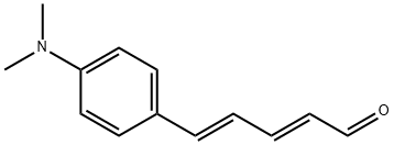 TRANS,TRANS-5-(4-(DIMETHYLAMINO)PHENYL)- 2,4-PENTADIENAL, 99 Struktur