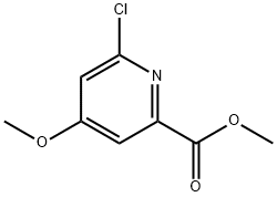 methyl 6-chloro-4-methoxypicolinate Struktur