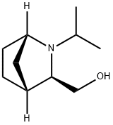 2-Azabicyclo[2.2.1]heptane-3-methanol,2-(1-methylethyl)-,(1S-exo)-(9CI) Struktur