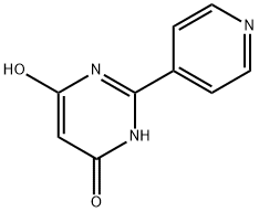 6-HYDROXY-2-(4-PYRIDINYL)-4(3H)-PYRIMIDINONE Struktur