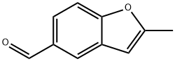 5-Benzofurancarboxaldehyde, 2-methyl- (9CI) Struktur