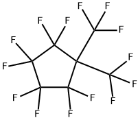 1,1-Bis(trifluoromethyl)octafluorocyclopentane Struktur