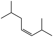 (Z)-2,6-Dimethyl-3-heptene Struktur