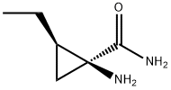 Cyclopropanecarboxamide, 1-amino-2-ethyl-, (1S-cis)- (9CI) Struktur