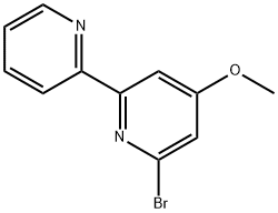 6-BROMO-4-METHOXY-2,2'-BIPYRIDINE Struktur