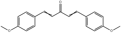 BIS(4-METHOXYBENZYLIDENE)ACETONE Struktur