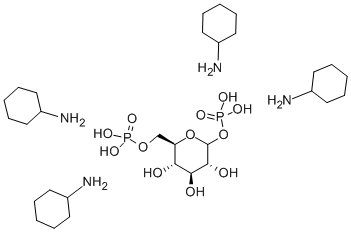 D(+)GLUCOSE-1,6-DIPHOSPHATE, TETRACYCLOHEXYLAMMONIUM SALT Struktur