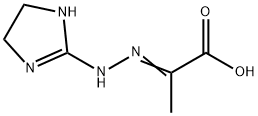 Propanoic acid, 2-[(4,5-dihydro-1H-imidazol-2-yl)hydrazono]- (9CI) Struktur