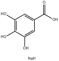 sodium gallate  Struktur