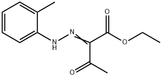 Butanoic acid, 2-[2-(2-Methylphenyl)hydrazinylidene]-3-oxo-, ethyl ester Struktur