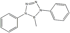 5-Methyl-1,4-diphenyl-4,5-dihydro-1H-tetrazaborole Struktur