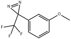 3-(3-甲氧基苯基)-3-(三氟甲基)雙吖丙啶, 205485-24-1, 結構式