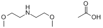 N,N-DI(2-METHOXY)ETHYLAMMONIUM ACETATE Struktur