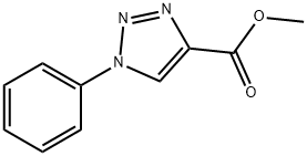 1-PHENYL-1H-[1,2,3]TRIAZOLE-4-CARBOXYLIC ACID METHYL ESTER Struktur