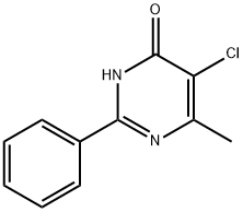 5-CHLORO-6-METHYL-2-PHENYLPYRIMIDIN-4(3H)-ONE Struktur