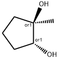 1,2-Cyclopentanediol, 1-methyl-, trans- Struktur