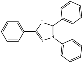 2,3-Dihydro-2,3,5-triphenyl-1,3,4-oxadiazole Struktur