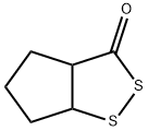 Cyclopenta-1,2-dithiol-3(3aH)-one, 4,5,6,6a-tetrahydro- (8CI) Struktur