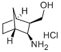 3-EXO-HYDROXYMETHYLBICYCLO[2.2.1!HEPTYL-2-EXO-AMINE, HYDROCHLORIDE, 97 Struktur