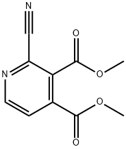 2-CYANOPYRIDINE-3,4-DICARBOXYLIC ACID DIMETHYL ESTER Struktur