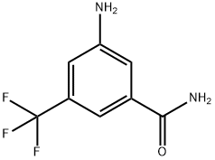 3-AMINO-5-TRIFLUOROMETHYL-BENZAMIDE Struktur