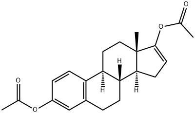 estra-1,3,5(10),16-tetraene-3,17-diol diacetate  Structure