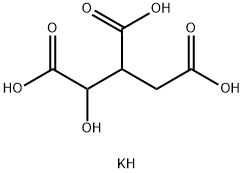 DL-ISOCITRIC ACID MONOPOTASSIUM SALT Struktur