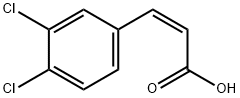 (Z)-3-(3,4-Dichlorophenyl)propenoic acid Struktur