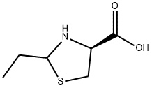 (4S,2RS)-2-ETHYLTHIAZOLIDINE-4-CARBOXYLIC ACID Struktur