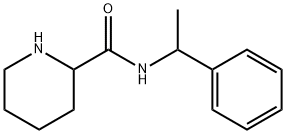 N-(1-phenylethyl)piperidine-2-carboxamide Struktur