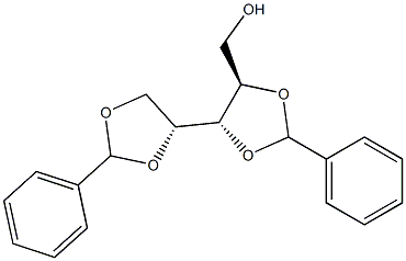 2-O,3-O:4-O,5-O-Dibenzylidene-D-arabinitol Struktur