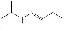 Propanal,butylhydrazone Struktur