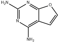 Furo[2,3-d]pyrimidine-2,4-diamine (9CI) Struktur