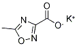 potassium 5-methyl-1,2,4-oxadiazole-3-carboxylate Struktur