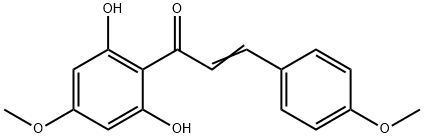 2',6'-DIHYDROXY-4,4'-DIMETHOXYCHALCONE Struktur