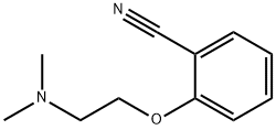 2-[2-(Dimethylamino)ethoxy]benzonitrile Struktur