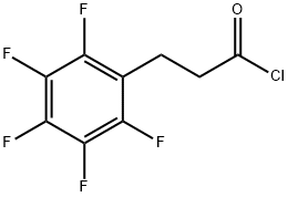 3-(PENTAFLUOROPHENYL)PROPIONYL CHLORIDE Struktur