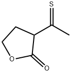 4,5-Dihydro-3-(thioacetyl)furan-2(3H)-one Struktur