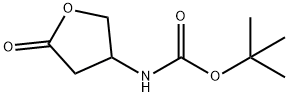 Carbamic acid, (tetrahydro-5-oxo-3-furanyl)-, 1,1-dimethylethyl ester (9CI) Struktur